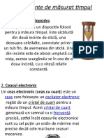 Instrumente de Măsurat Timpul - Referat - Fizica - AdamCristianAndrei