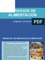 T1. EVOLUCION DE SERVICIOS DE ALIMENTACIÓN