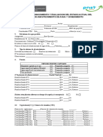 Formato de Reconocimiento y Evaluacion Del Estado Actual Del Sistema de Abastecimiento de Agua y Saneamiento