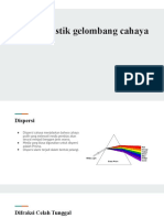 Karakteristik Gelombang Cahaya