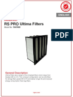 Rs Pro Ultima Filters: Datasheet