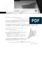 Equações de planos e cálculo de volumes geométricos