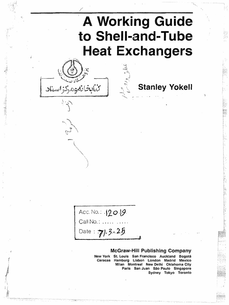 A Working Guide To Shell-and-Tube Heat Exchangers | PDF | Heat ...