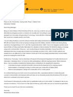 Cover Letter For Electromotives PVT LTD