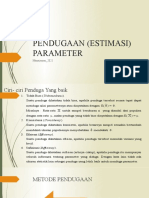 Pendugaan (Estimasi) Parameter