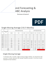 Answer Demand Forecasting & ABC Analysis (Exercise 2)