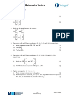 Vectors Integral Topic Assessment