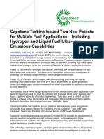 Capstone Turbine Issued Two New Patents For Multiple Fuel Applications 2019-05-20