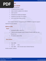 The SQL Standard: SQL - Structured Query Language