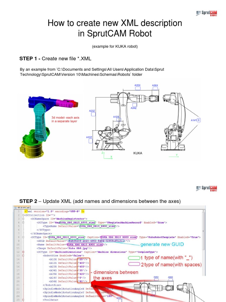 Creating XML for SprutCAM Robots | PDF