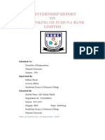 An Internship Report ON Sme Banking of Jumuna Bank Limited: Submitted To