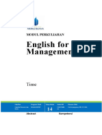 MODULE 14 English For Management Kode F-0417-000-31 OK - READY