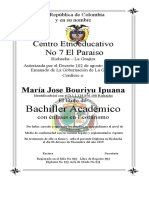 Diploma Paraiso 3