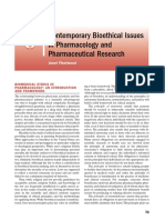 Contemporary Bioethical Issues in Pharmacology and Pharmaceutical Research