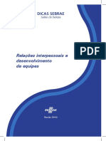 Relações interpessoais e desenvolvimento de equipes