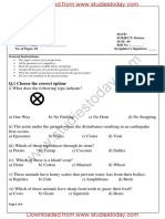 CBSE Class 5 Science Sample Paper Set C