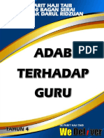 Adab Terhadap Guru Tahun 4