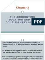 The Accounting Equation and The Double-Entry System