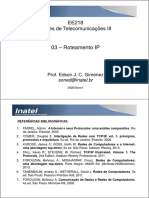 EE218 - 03 - Roteamento IP