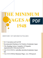 The Minimum Wages Act, 1948