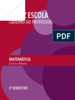 SP Faz Escola - Matemática Ensino Médio 1a Série 3o Bimestre