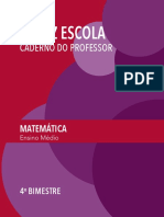 São Paulo Faz Escola - EM - 4º BIM - Matemática
