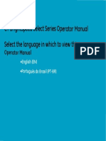 CT Brightspeed Select Series Operator Manual Select The Language in Which To View This
