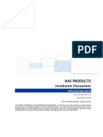 Nas Products: Installation Precautions