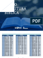 Plano de Leitura Bíblica 2021