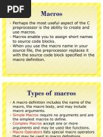 Macros in Embedded C