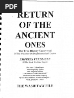 Return of The Ancient Ones | PDF