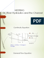 River Engineering 04. River Hydraulics and The Channel