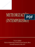 Meteorizacion y Tipos de Meteorizacion