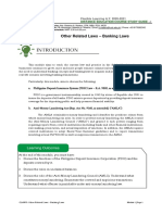 COMLAW5 Module 2 Related Laws Banking Laws