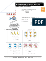 16 Noción de Multiplicación Segundo de Primaria