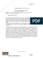 Túneles y Movimientos de Tierras: Informe Tecnico #01-2017-Tmt. A: DE: Asunto: Fecha: - Reseña Historica