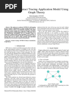 Covid 19 Contact Tracing Application Using Graph Theory