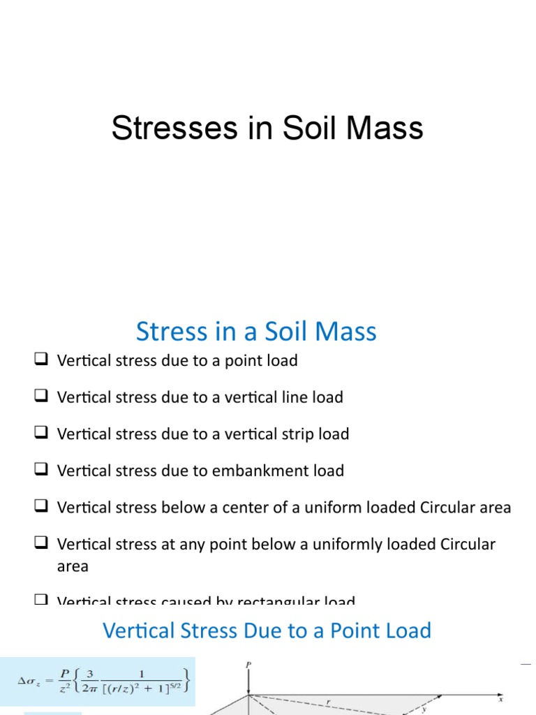 Vertical Stress Analysis in Soil | PDF | Mechanical Engineering | Civil ...