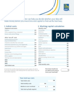 Startup Costs Template