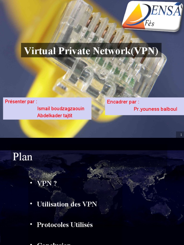 Virtual Private Network (VPN) : Encadrer Par: PR - Youness Balboul ...