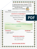 Concception Et Réalisation D'un Portail de Faculté Des Sciences Et de La Téchnologie