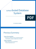 Distributed Database System: By: Madiha Hameed