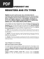 Types and Functions of CPU Registers | PDF | Central Processing Unit ...