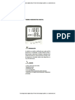 Termohigrometro - Digitales - Fijos - ETP-101 - ESUN - Catalogo - Español