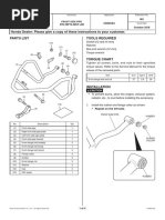 Honda CB500X Oem Installation Crash Bar