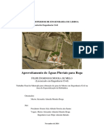 201214 - Aproveitamento de Águas Pluviais para Rega; Filipe Melo - ISEL - 2014