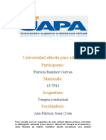 Tarea 4 Terapia Conductual