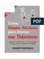 Livro Como Adaptar Atividades Para Alunos Com Deficiência