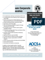 Corp Platinum Summary Sheet