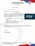 ENTREGA DE DOCUMENTOS